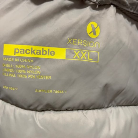 Xersion Packable Wind Resistant Lightweight Puffer Jacket XXL - Picture 6 of 7